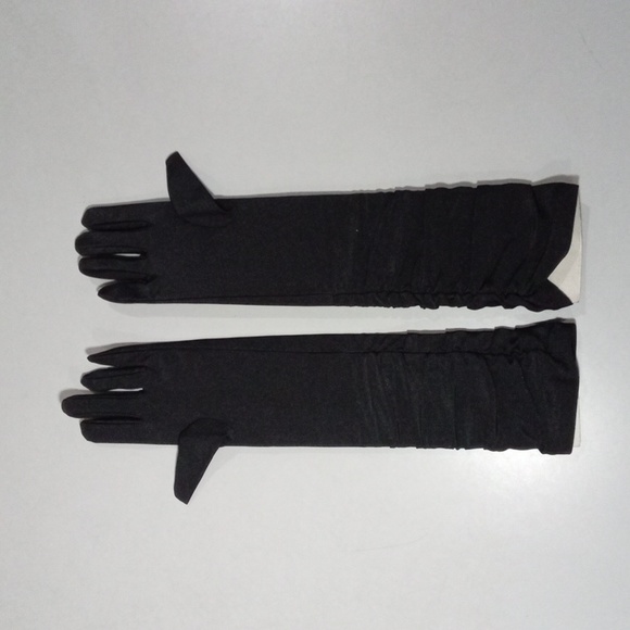 NWOT Black Evening Gloves - Picture 4 of 8